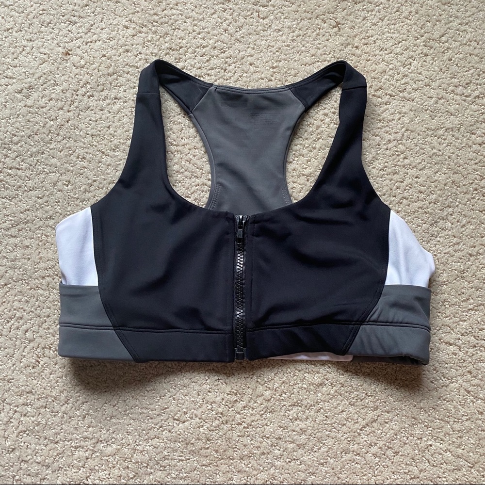 vie active zip up sports bra